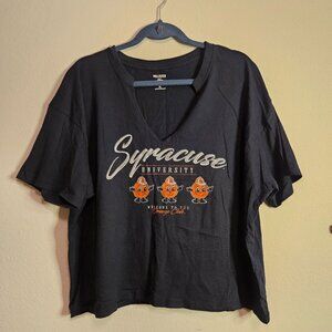 Printed Graphic Crop Tee